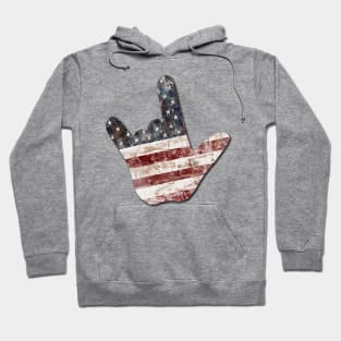 ILY - American Flag Hoodie